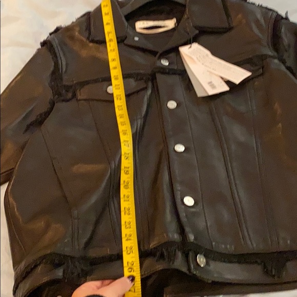 IRO Else Leather Jacket Size 40 (size 8) NWT - Picture 5 of 16
